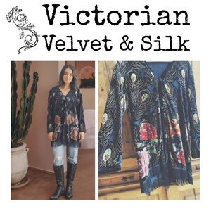 Jacket Silk & Velvet Opera Jacket Victorian HP🌵